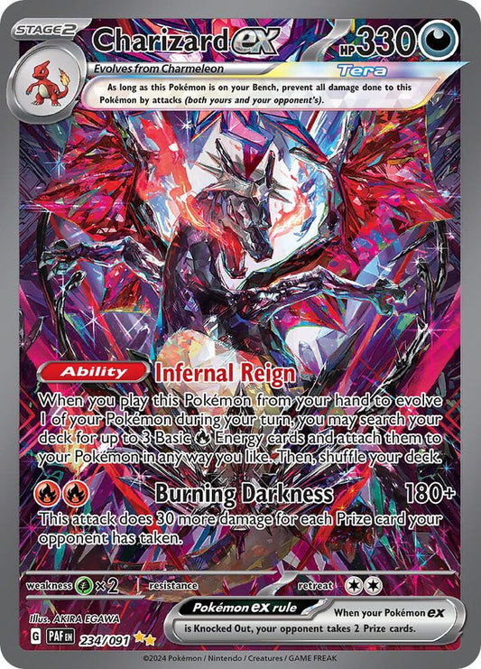 Charizard EX 234/091 (Scarlet & Violet: Paldean Fates) Special Illustration Rare (INGLÉS)