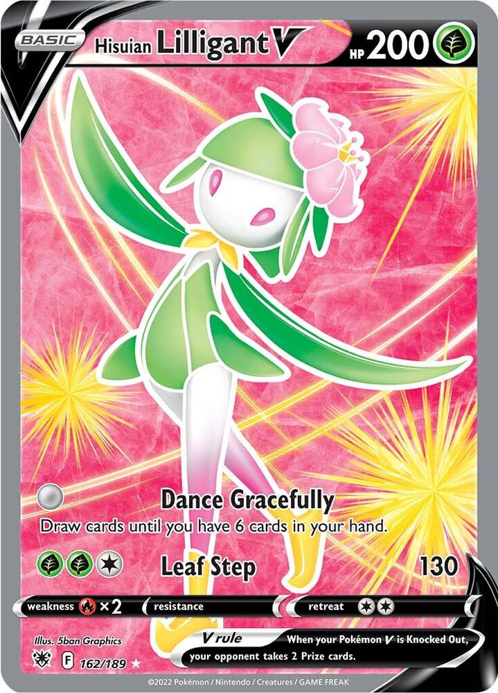 Hisuian Lilligant V (Full Art) - Astral Radiance - Sword & Shield 162/189 / Ultra Rare