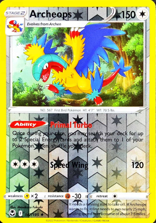 Archeops - Silver Tempest SIT - 147/195 Reverse