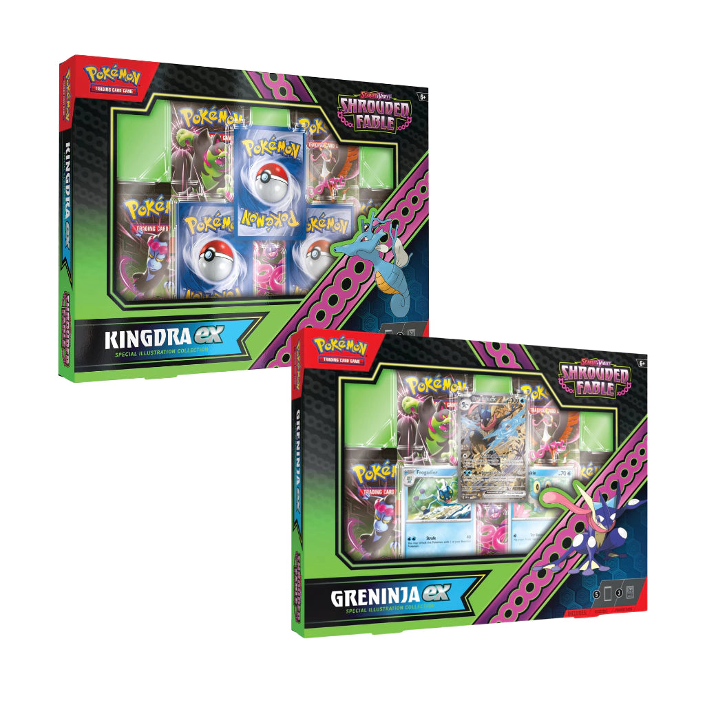 Duo Pokemon Shrouded Fable Greninja/ Kingdra Box - EN