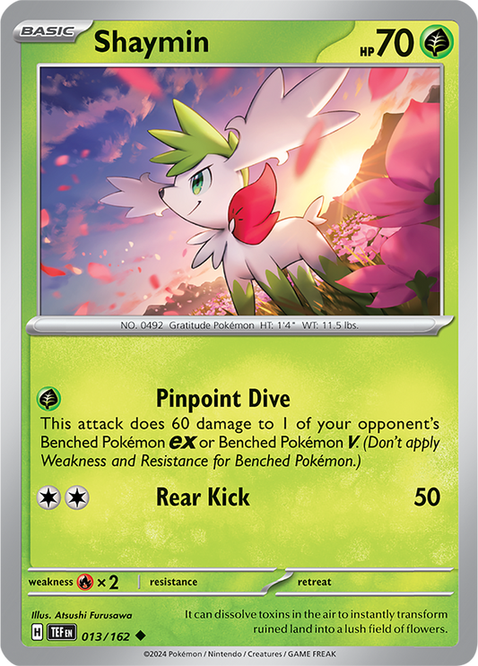 Shaymin 013/162 (Scarlet & Violet: Temporal Forces) Uncommon