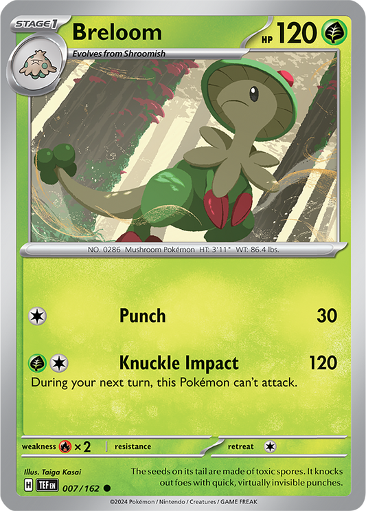 Breloom 007/162 (Scarlet & Violet: Temporal Forces) Common