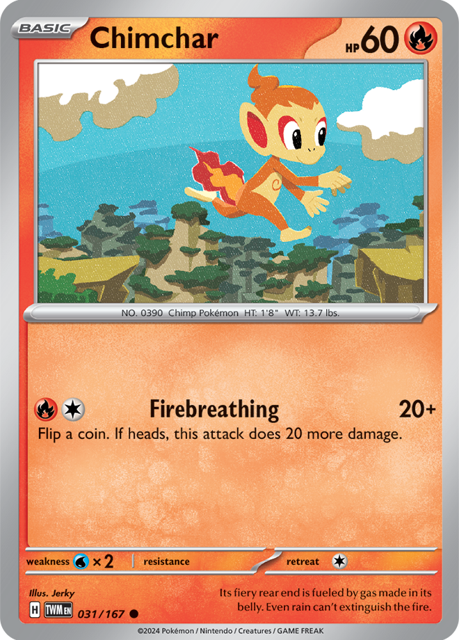 Chimchar 031/167 (Scarlet & Violet: Twilight Masquerade) Common