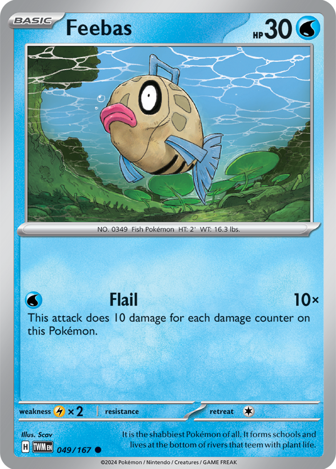 Feebas 049/167 (Scarlet & Violet: Twilight Masquerade) Common