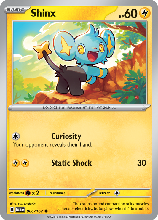 Shinx 066/167 (Scarlet & Violet: Twilight Masquerade) Common