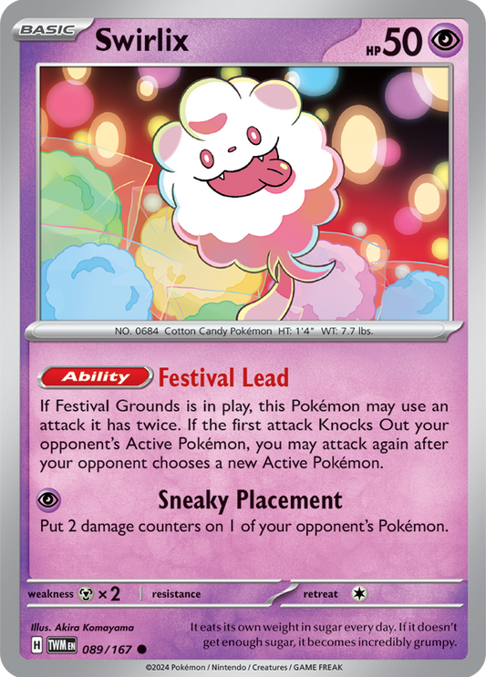 Swirlix 089/167 (Scarlet & Violet: Twilight Masquerade) Common