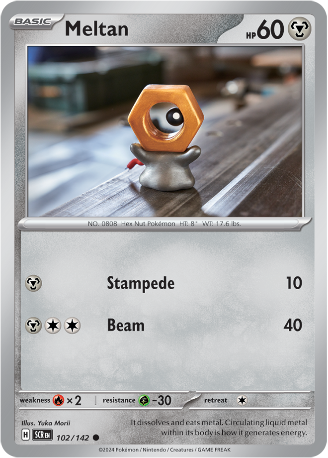 Meltan - 102/142 (Scarlet & Violet: Stellar Crown) Common