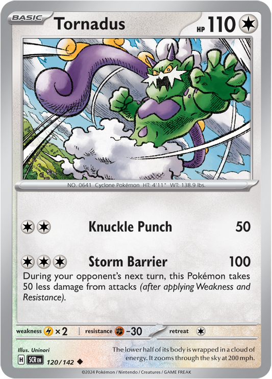 Tornadus - 120/142 (Scarlet & Violet: Stellar Crown) Uncommon