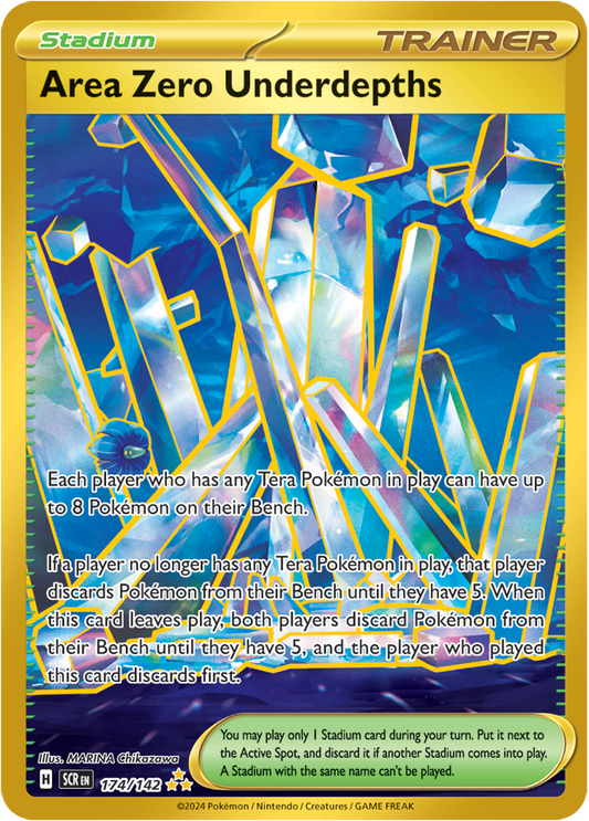 Area Zero Underdepths - 174/142 (Scarlet & Violet: Stellar Crown) Hyper Rare