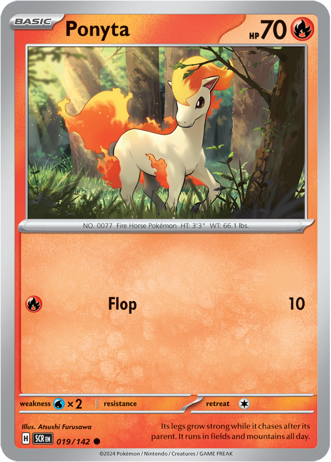 Ponyta - 019/142 (Scarlet & Violet: Stellar Crown) Common