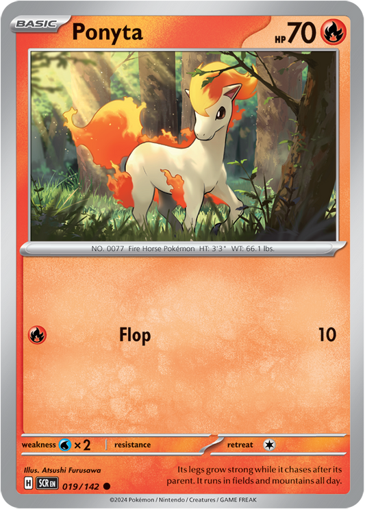 Ponyta - 019/142 (Scarlet & Violet: Stellar Crown) Common