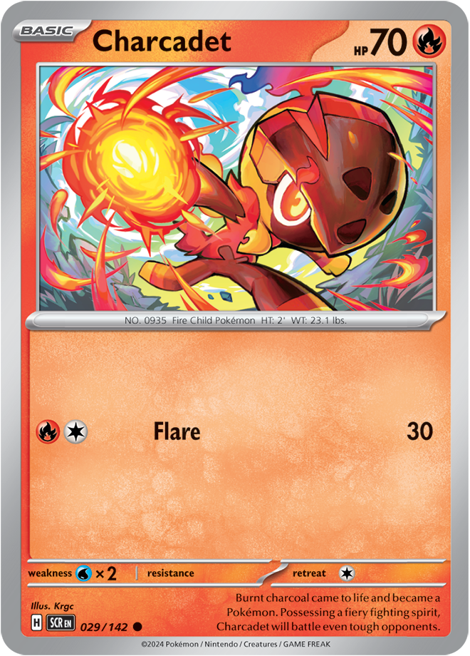 Charcadet - 029/142 (Scarlet & Violet: Stellar Crown) Common