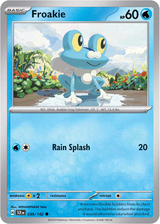 Froakie - 039/142 (Scarlet & Violet: Stellar Crown) Common