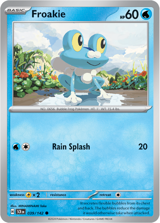 Froakie - 039/142 (Scarlet & Violet: Stellar Crown) Common