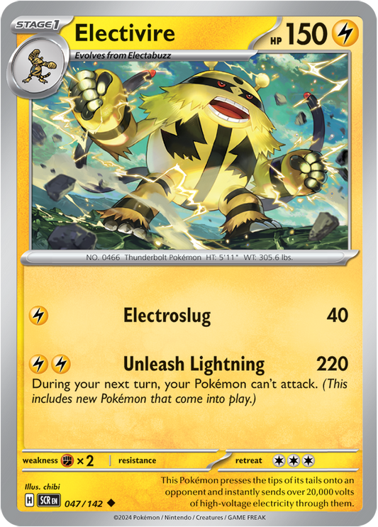 Electivire - 047/142 (Scarlet & Violet: Stellar Crown) Uncommon