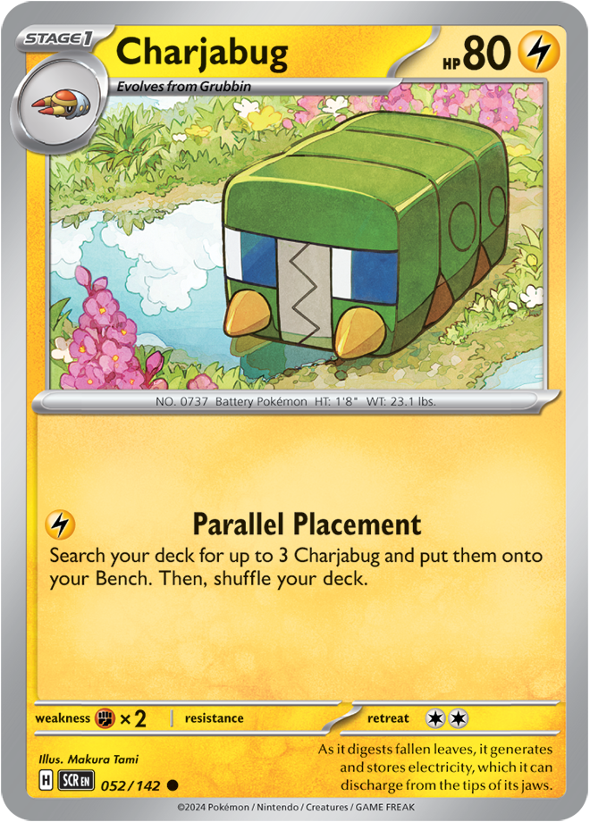 Charjabug - 052/142 (Scarlet & Violet: Stellar Crown) Common