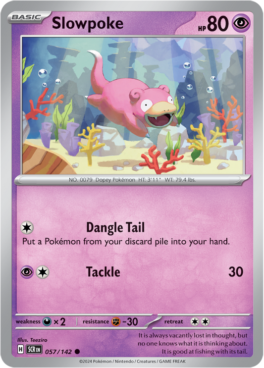 Slowpoke - 057/142 (Scarlet & Violet: Stellar Crown) Common