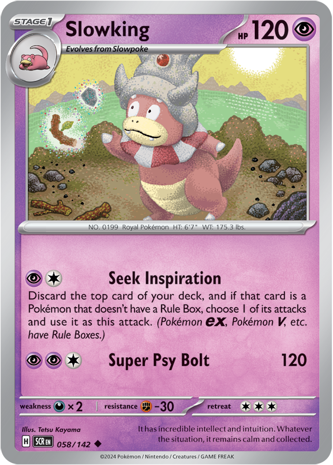 Slowking - 058/142 (Scarlet & Violet: Stellar Crown) Uncommon