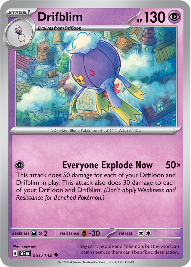 Drifblim - 060/142 (Scarlet & Violet: Stellar Crown) Uncommon