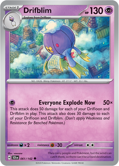 Drifblim - 060/142 (Scarlet & Violet: Stellar Crown) Uncommon