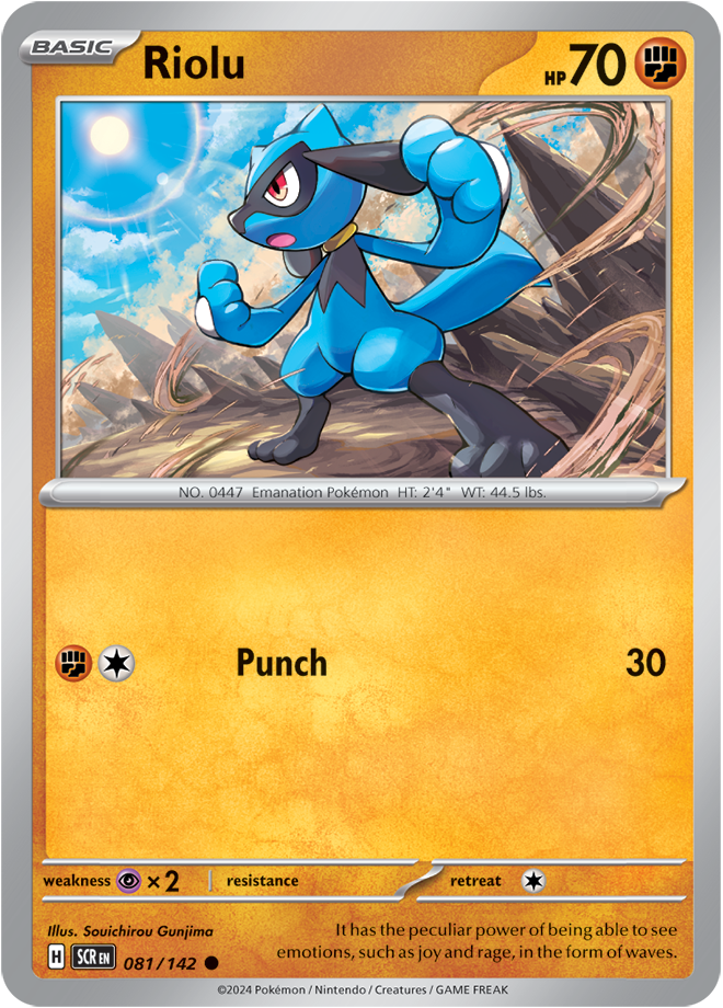 Riolu - 081/142 (Scarlet & Violet: Stellar Crown) Common