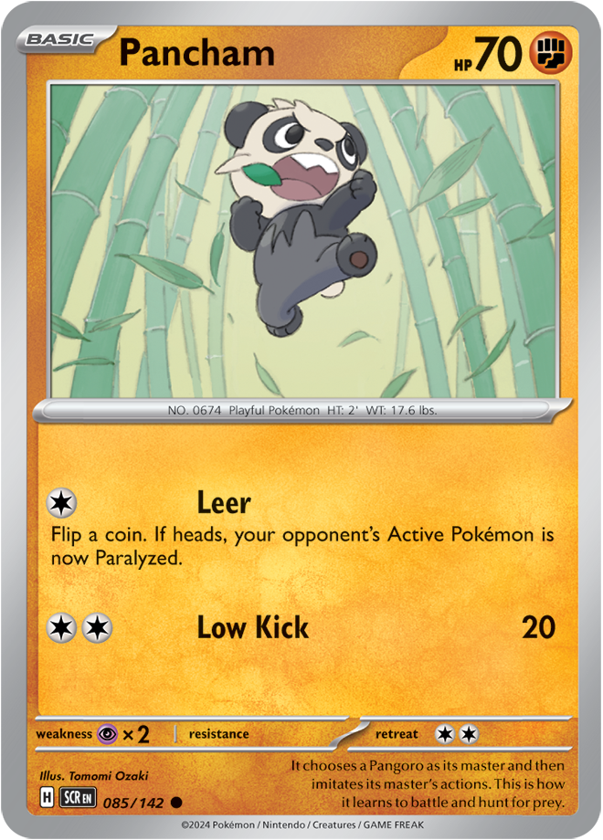 Pancham - 085/142 (Scarlet & Violet: Stellar Crown) Common