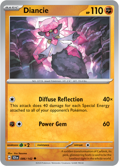 Diancie - 086/142 (Scarlet & Violet: Stellar Crown) Uncommon