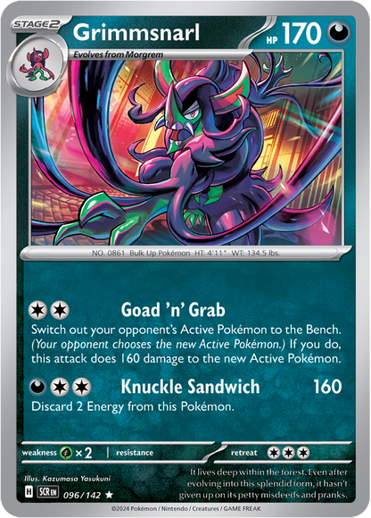 Grimmsnarl - 096/142 (Scarlet & Violet: Stellar Crown) Rare Holo