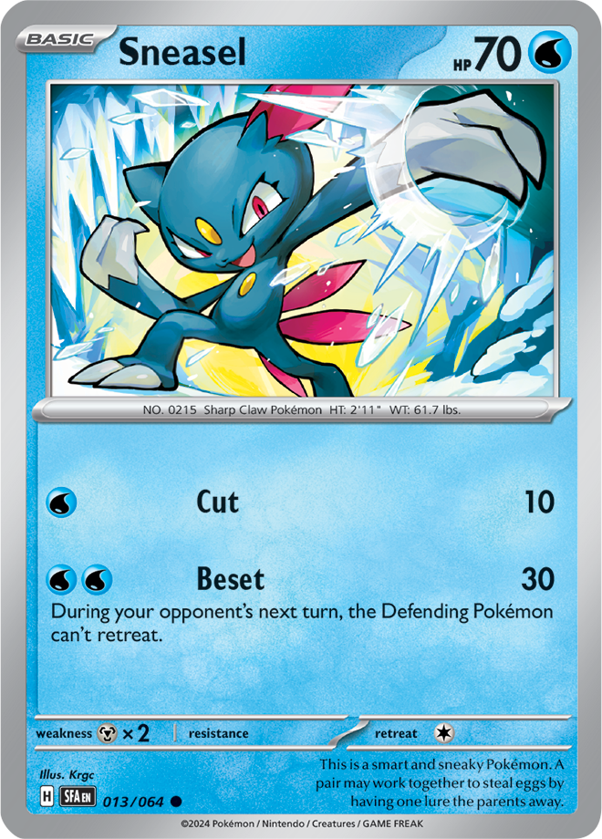 Sneasel 013/064 (Scarlet & Violet: Shrouded Fable) Common