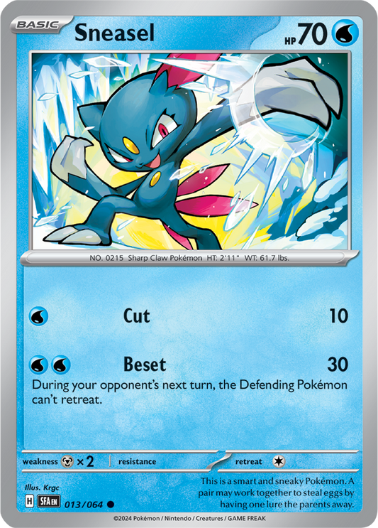 Sneasel 013/064 (Scarlet & Violet: Shrouded Fable) Common