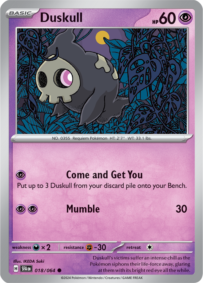 Duskull 018/064 (Scarlet & Violet: Shrouded Fable) Common