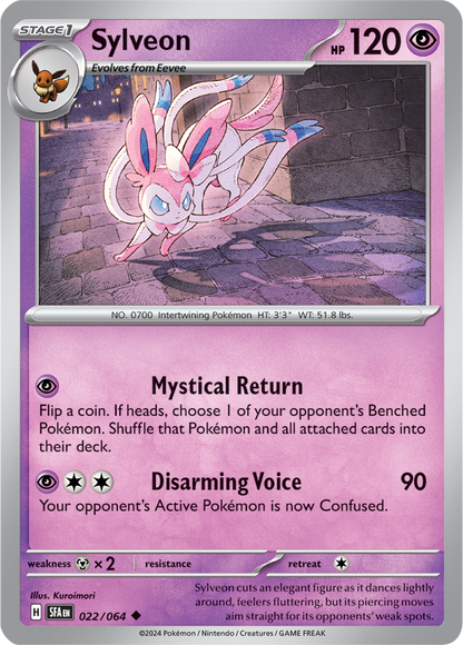 Sylveon 022/064 (Scarlet & Violet: Shrouded Fable) Uncommon