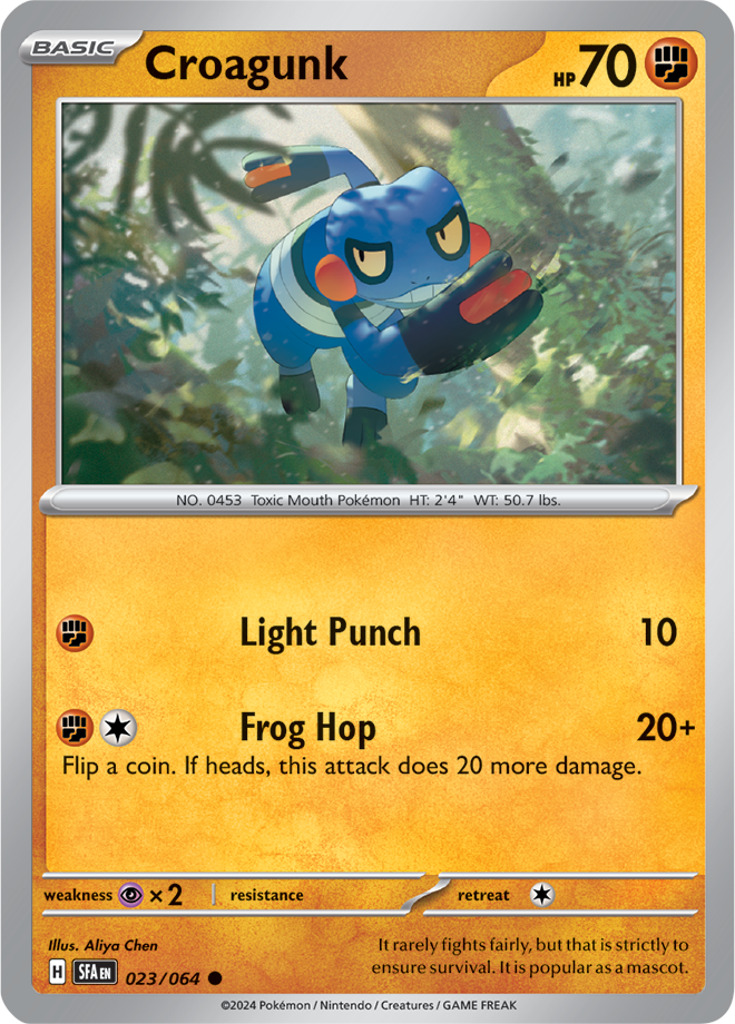 Croagunk 023/064 (Scarlet & Violet: Shrouded Fable) Common