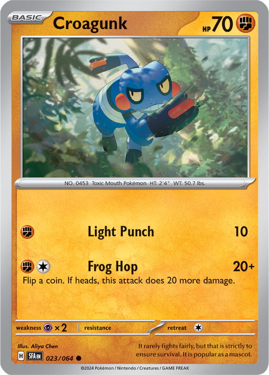 Croagunk 023/064 (Scarlet & Violet: Shrouded Fable) Common