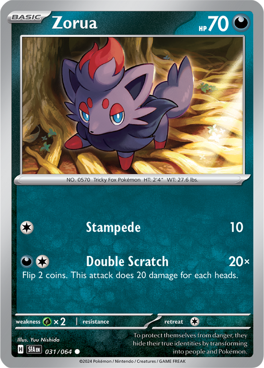 Zorua 031/064 (Scarlet & Violet: Shrouded Fable) Common