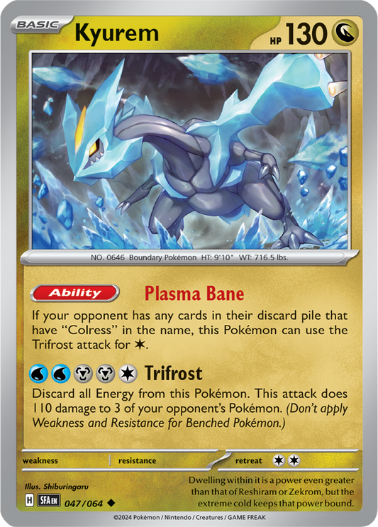 Kyurem 047/064 (Scarlet & Violet: Shrouded Fable) Uncommon