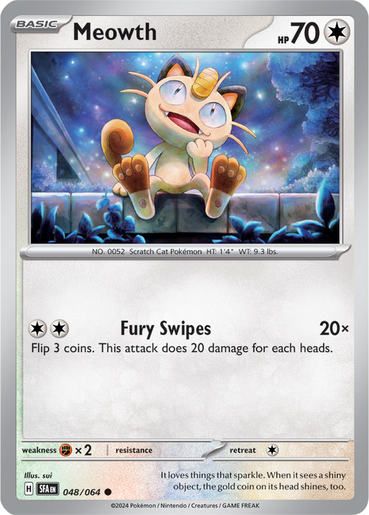 Meowth 048/064 (Scarlet & Violet: Shrouded Fable) Common