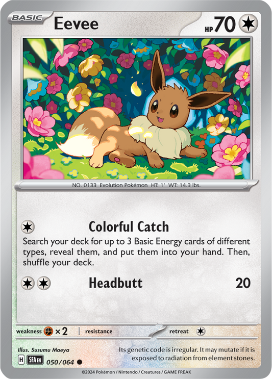 Eevee 050/064 (Scarlet & Violet: Shrouded Fable) Common