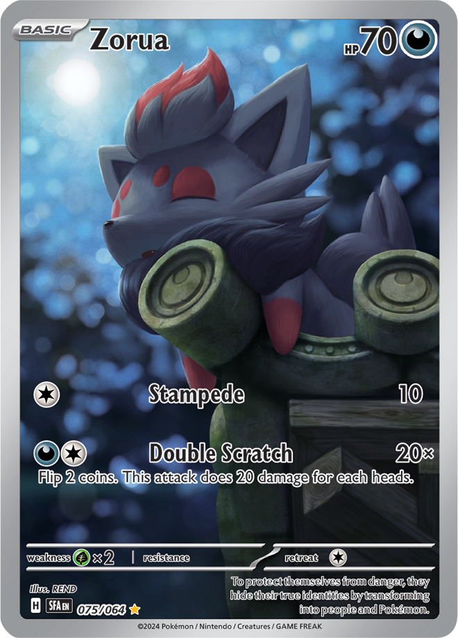 Zorua 075/064 (Scarlet & Violet: Shrouded Fable) Illustration Rare