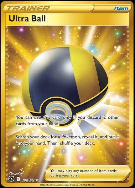 Ultra Ball 186/172 Brilliant Stars / Secret Rare