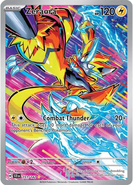 Zeraora - 151/142 (Scarlet & Violet: Stellar Crown) Illustration Rare