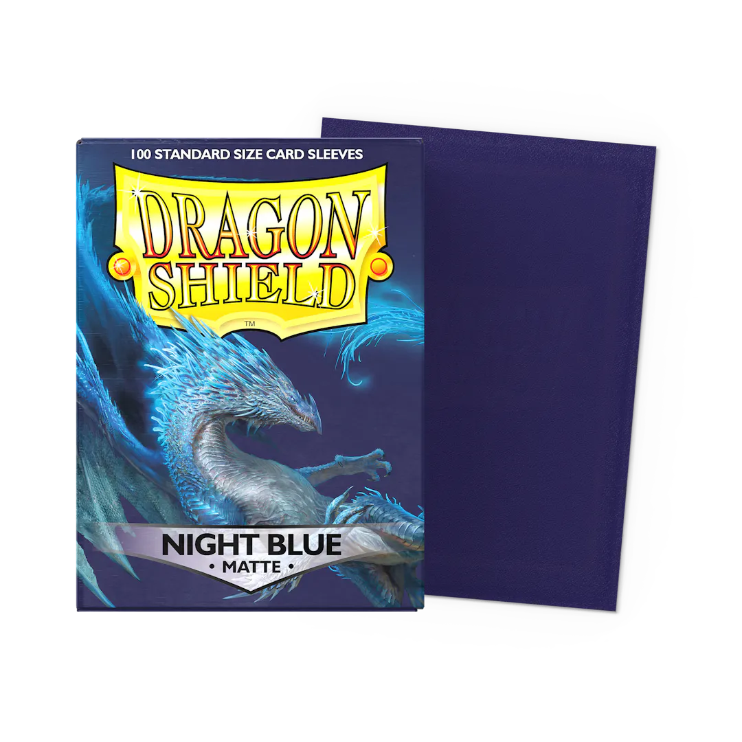 Mica Standard Dragon Shield Night Blue Matte c/100