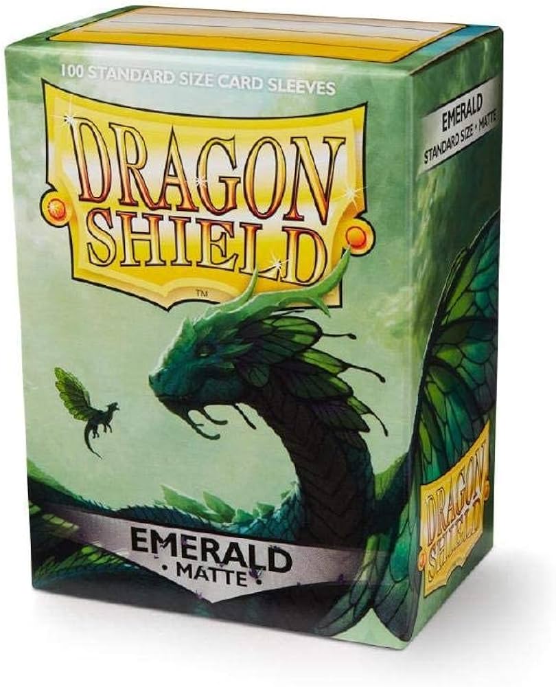 Mica Standard Dragon Shield Emerald Matte c/100